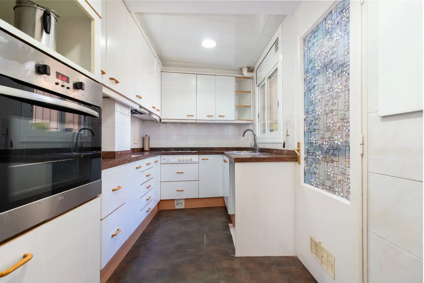 Kitchen of Flat for sale in Terrassa  with Air Conditioner, Heating and Private garden