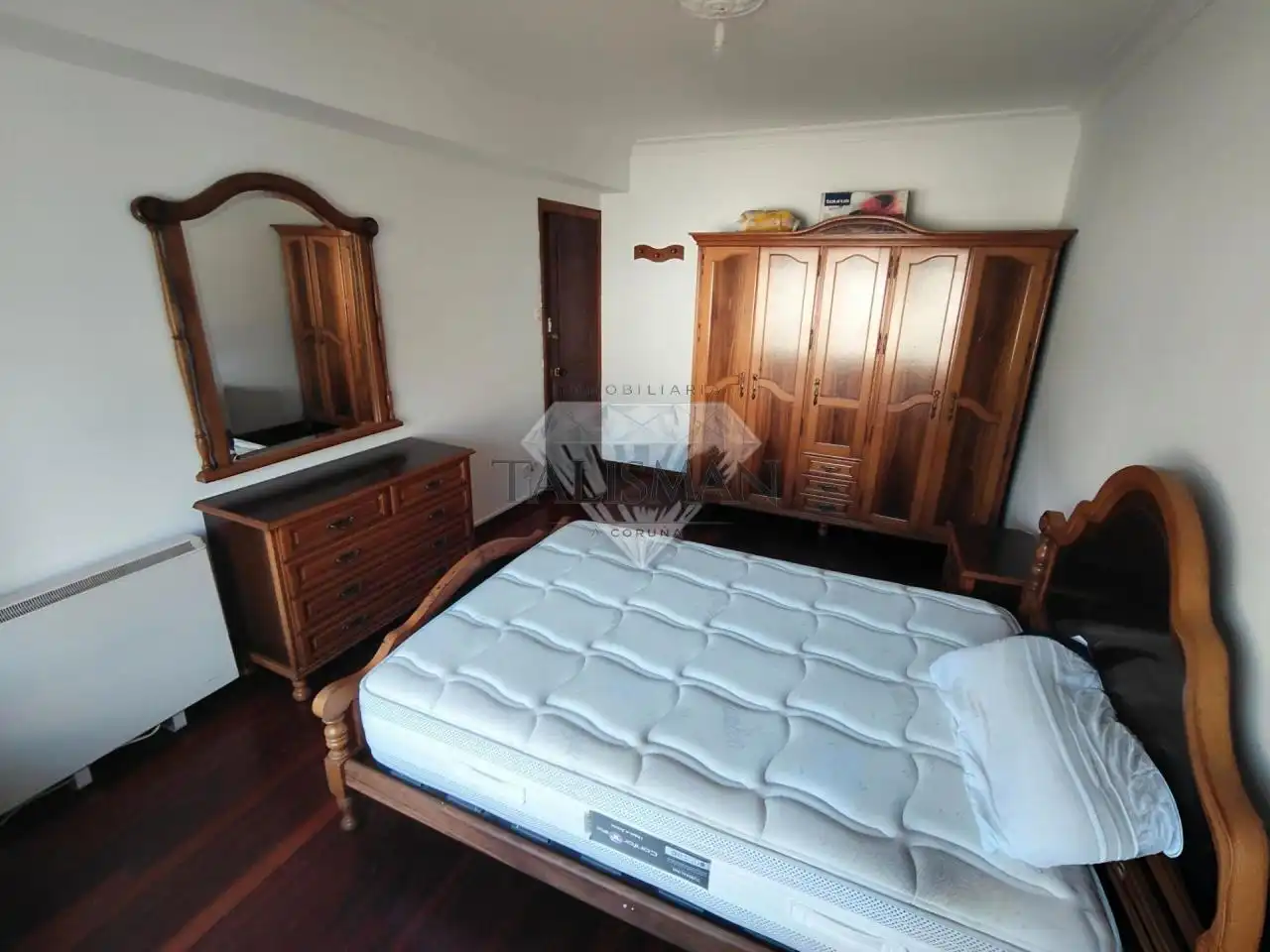 Bedroom of Flat for sale in Cariño  with Heating, Terrace and Furnished