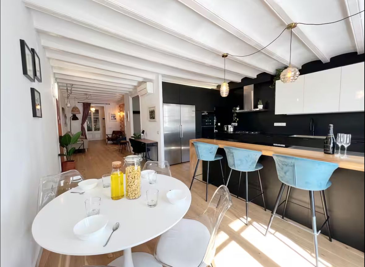 Cocina de Piso en venta en  Barcelona Capital con Parquet, Terraza y Trastero
