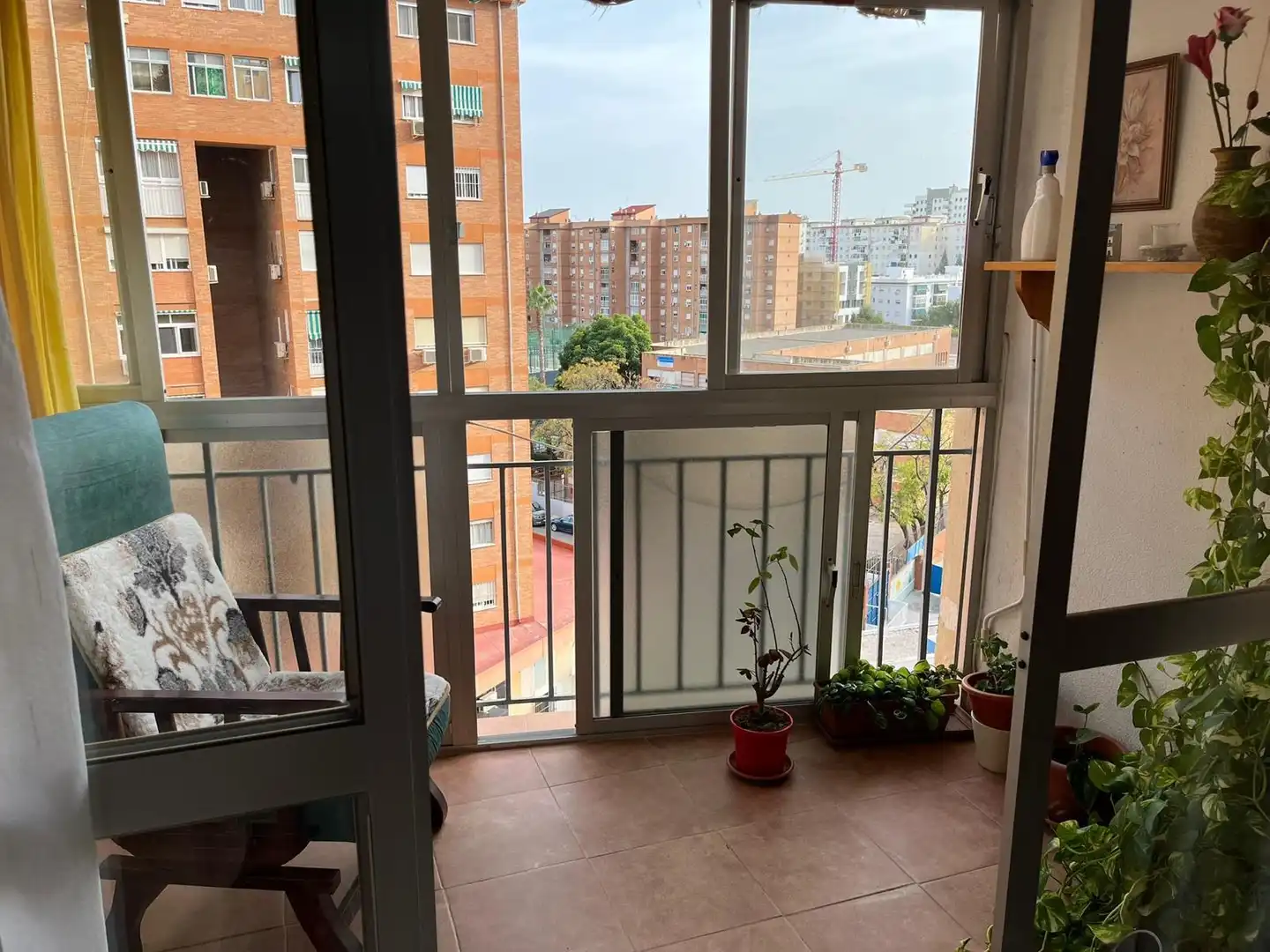 Balcony of Flat for sale in Málaga  with Air Conditioner, Heating and Terrace