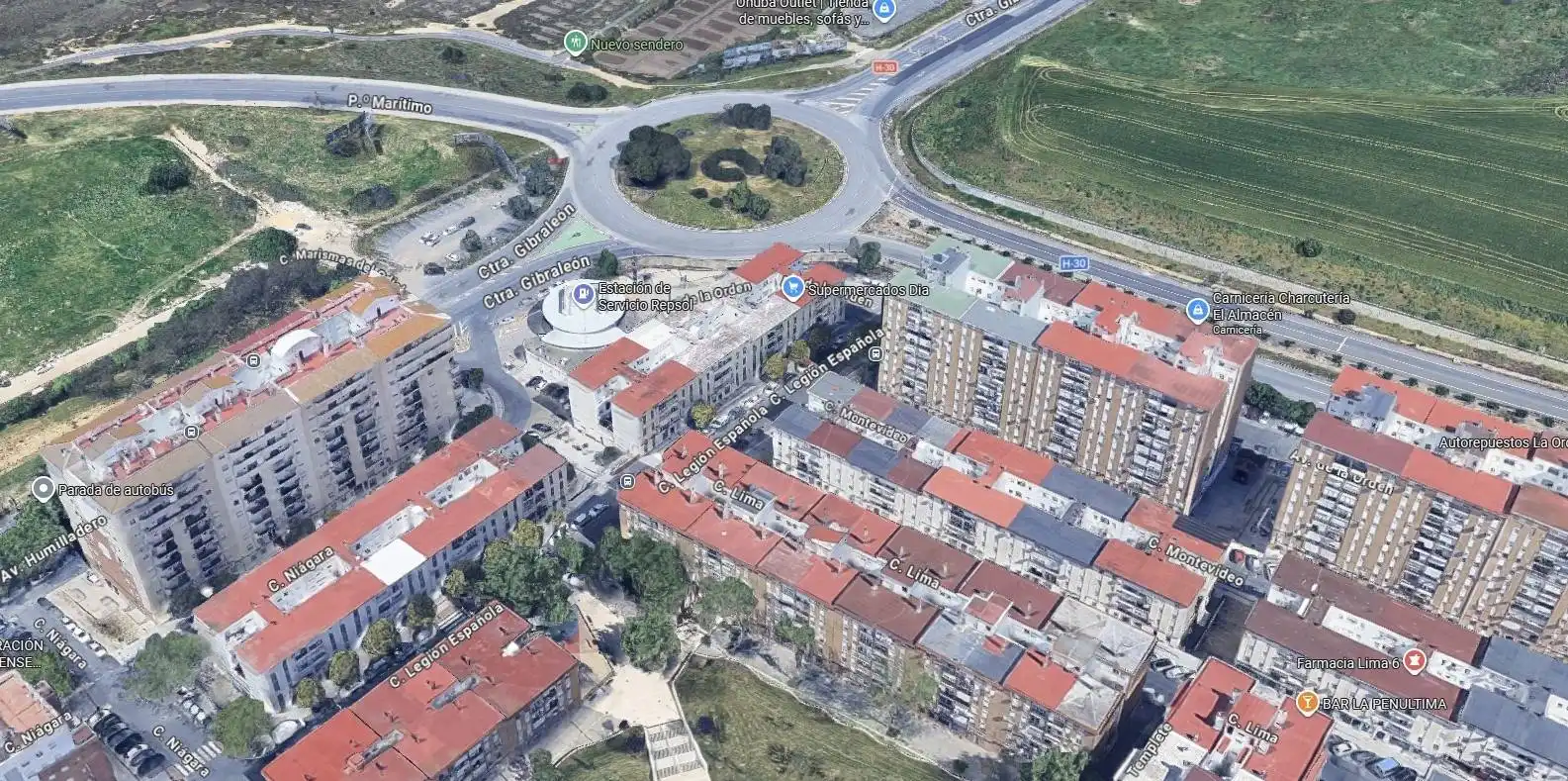 Vista exterior de Pis en venda en Huelva