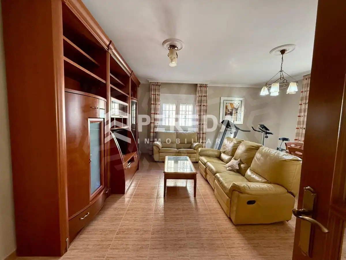 Sala d'estar de Casa o xalet en venda en La Mojonera amb Jardí privat, Terrassa i Moblat