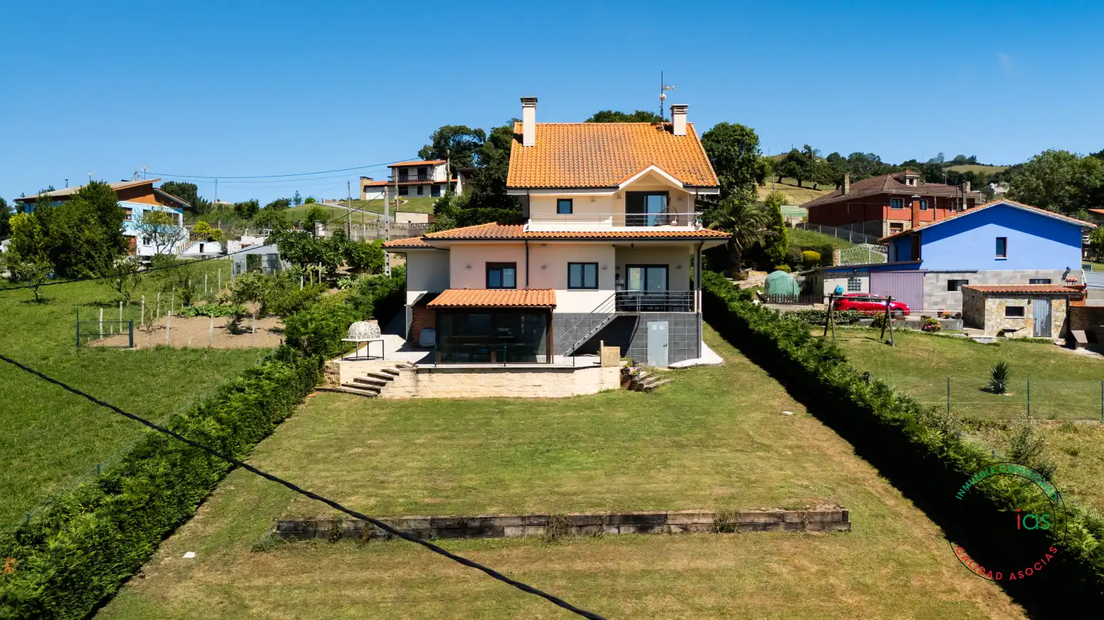 Jardín de Casa o chalet en venta en Gijón  con Calefacción, Jardín privado y Terraza