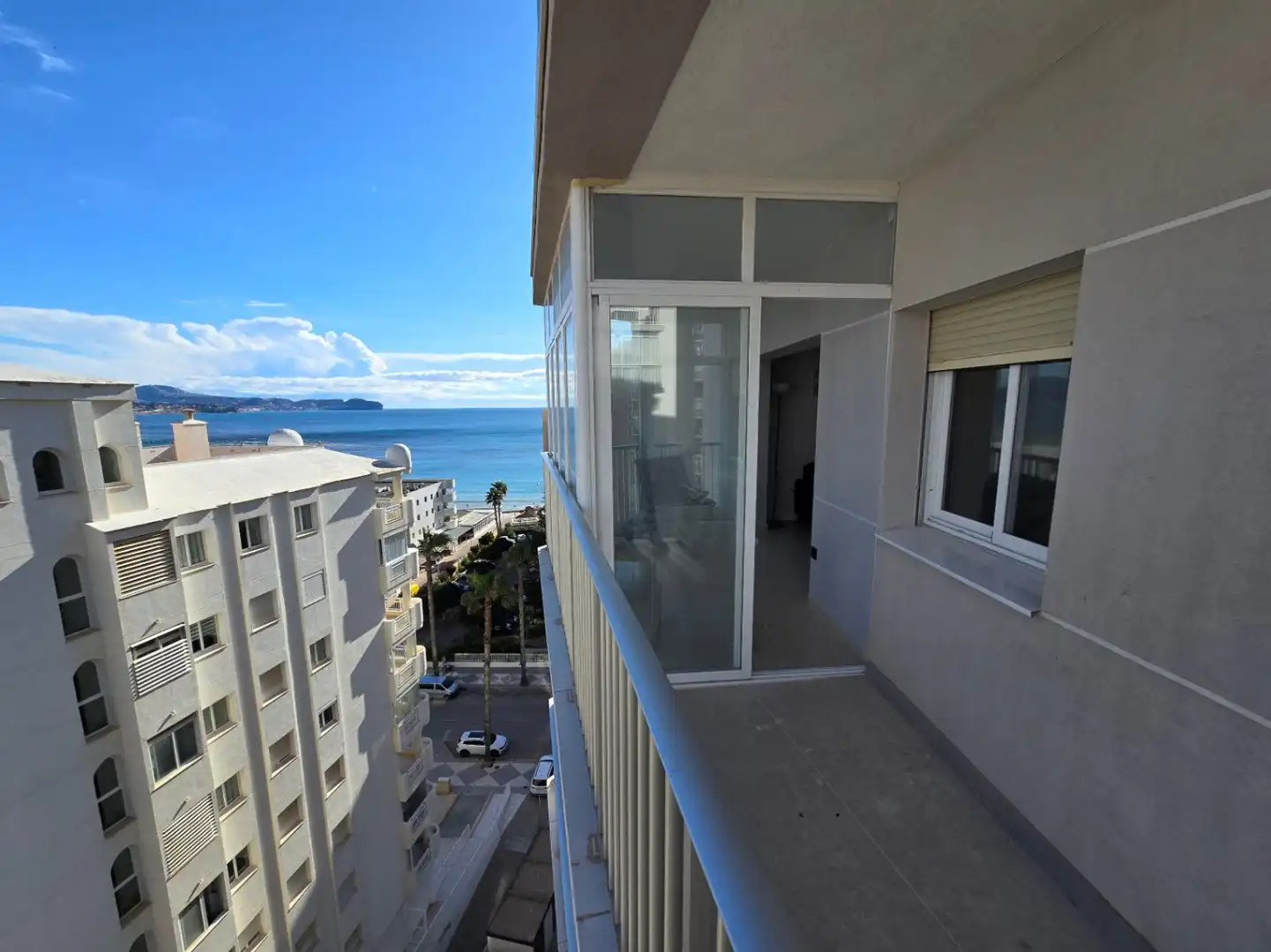 Schlafzimmer von Wohnungen zum Verkauf in Calpe / Calp mit Klimaanlage, Heizung und Privatgarten