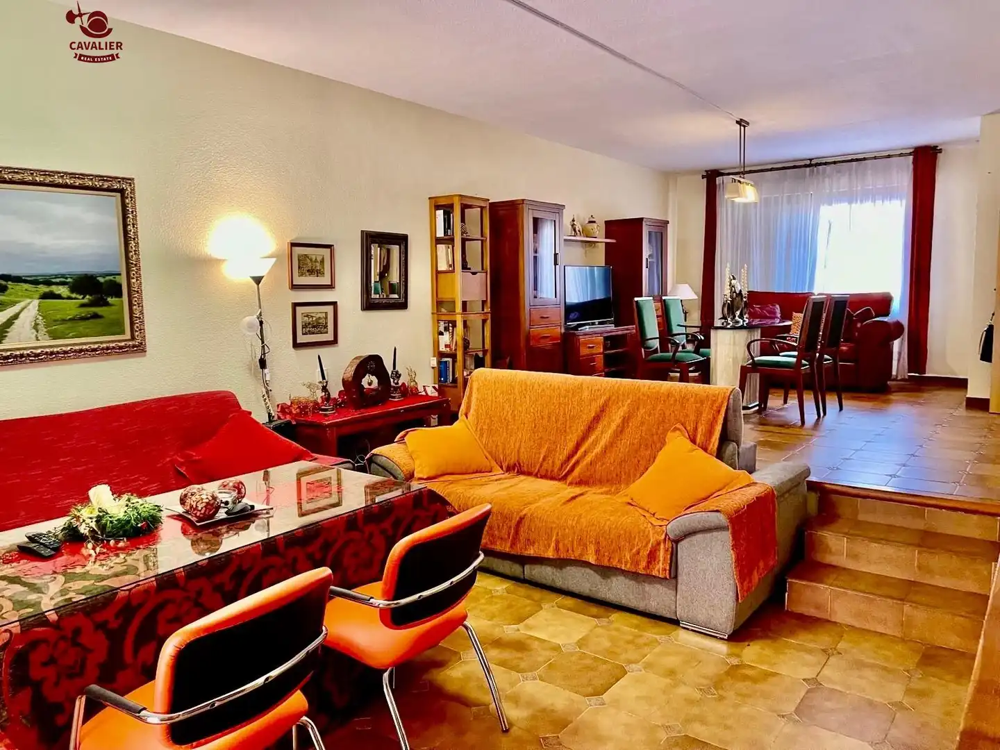 Sala de estar de Casa adosada en venta en Los Molinos con Calefacción, Jardín privado y Terraza