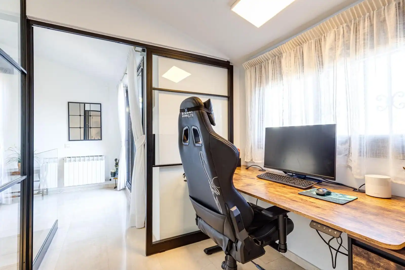 Bedroom of Flat for sale in Sant Joan Despí  with Air Conditioner, Heating and Private garden