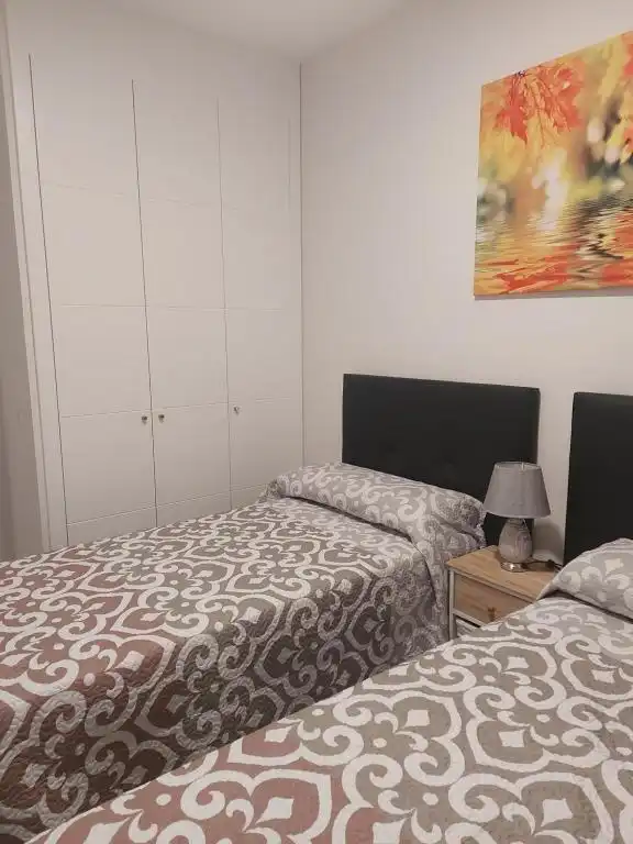 Bedroom of Flat for rent in Vélez-Málaga  with Air Conditioner, Private garden and Furnished