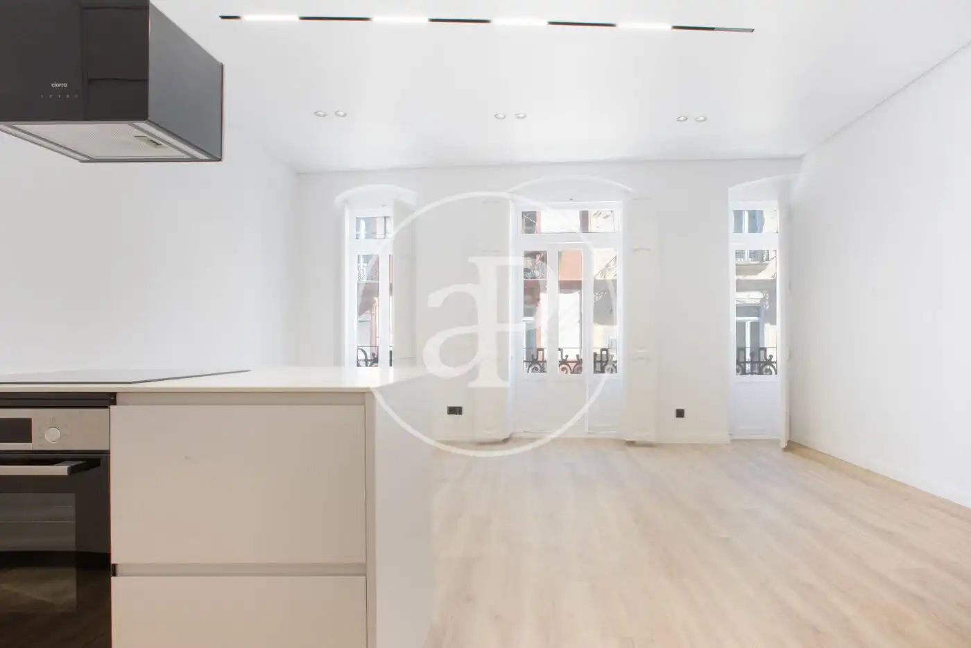 Sala de estar de Piso de alquiler en Valencia con Aire acondicionado y Balcón