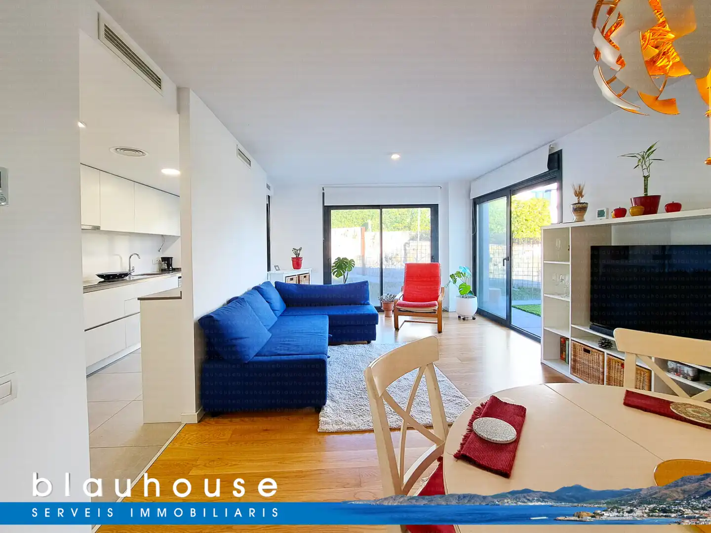 Sala de estar de Apartamento en venta en Llançà con Aire acondicionado, Calefacción y Terraza