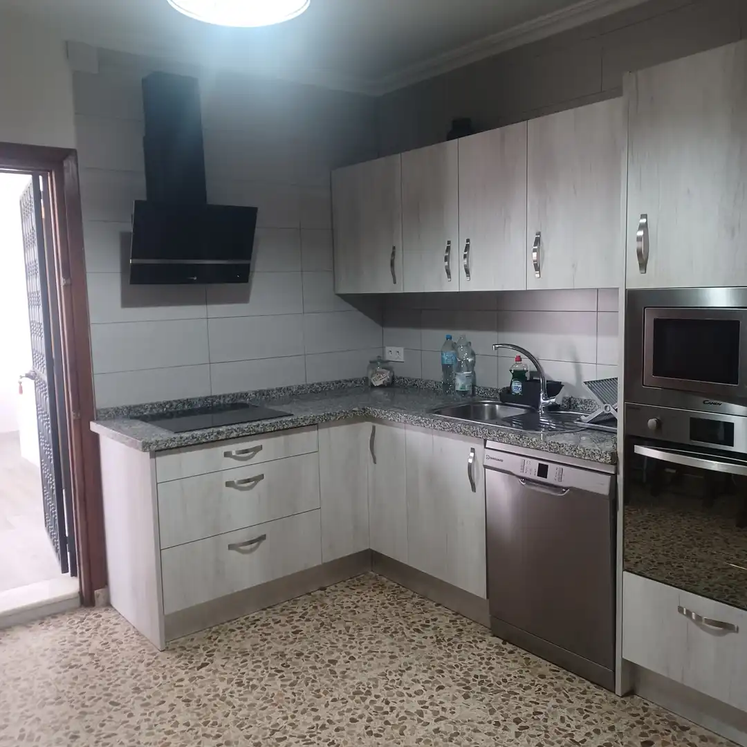 Kitchen of Flat for share in Málaga  with Terrace, Furnished and Oven