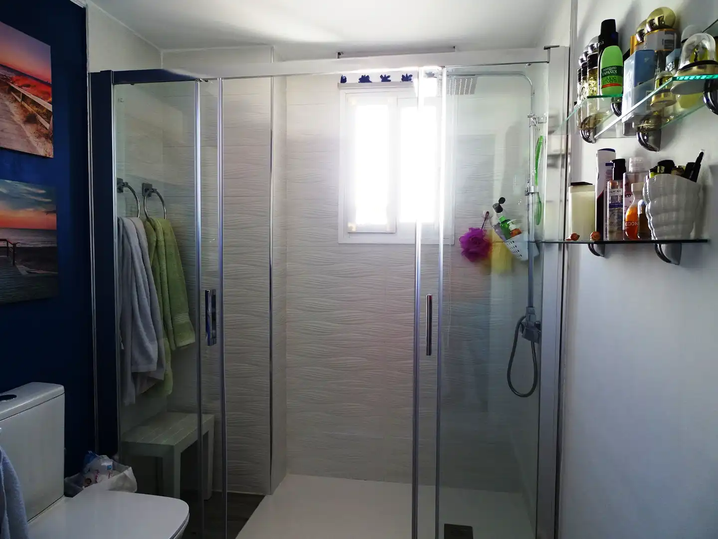 Baño de Casa adosada en venta en Rincón de la Victoria con Aire acondicionado, Calefacción y Jardín privado