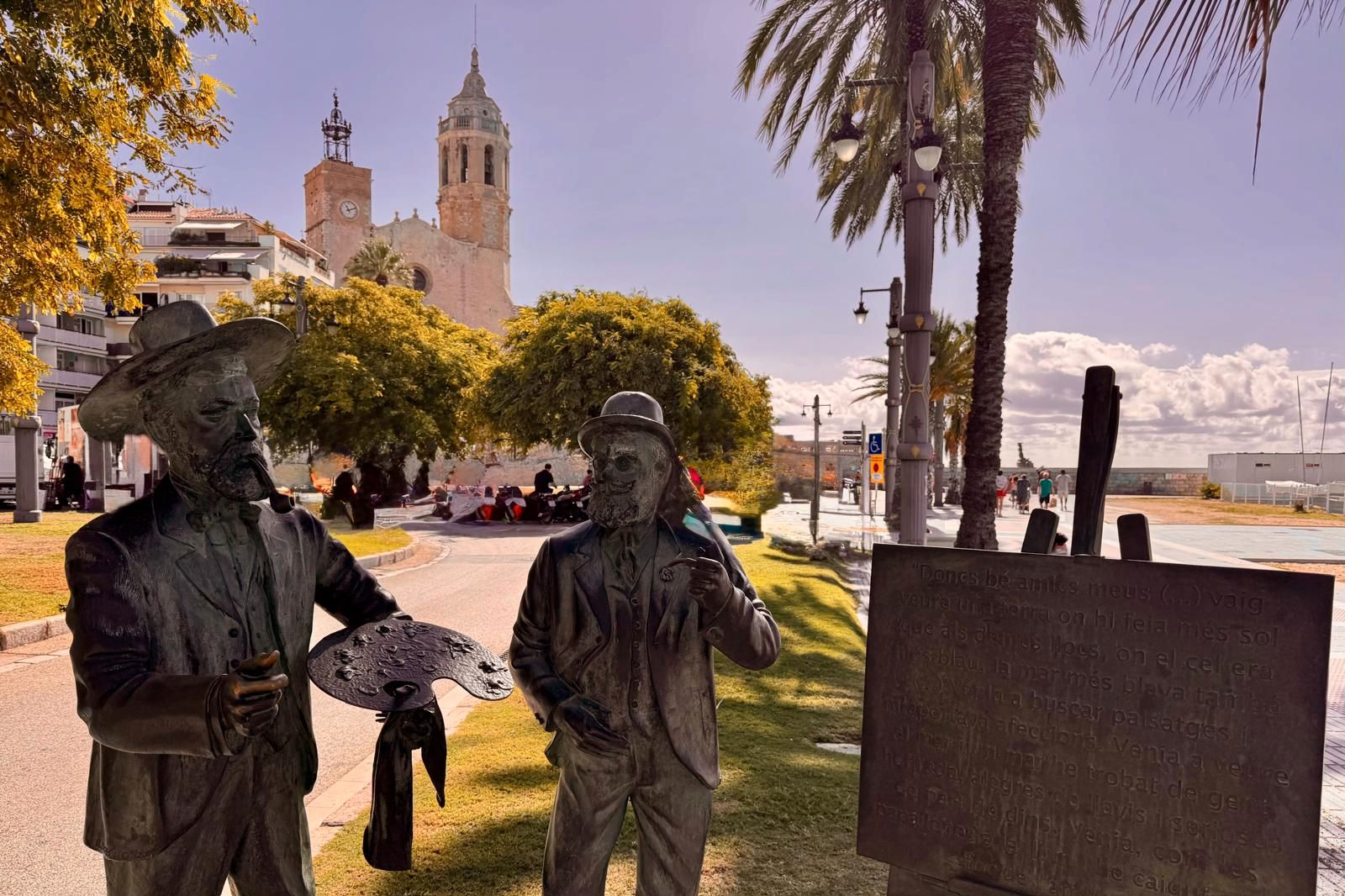 Exterior view of Flat for sale in Sitges  with Air Conditioner, Heating and Terrace