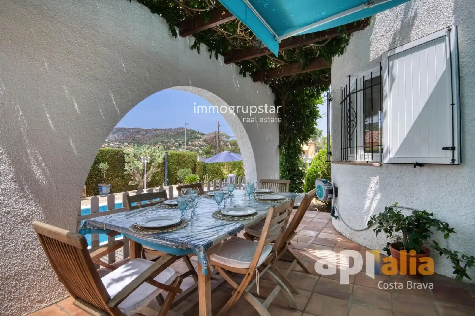 Terraza de Casa o chalet en venta en Calonge i Sant Antoni con Calefacción, Terraza y Piscina