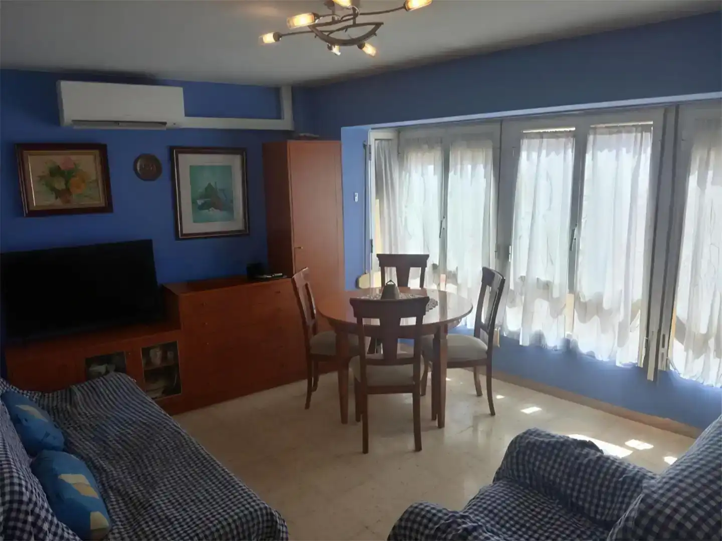 Sala de estar de Piso en venta en Vilalba dels Arcs con Aire acondicionado, Trastero y Amueblado