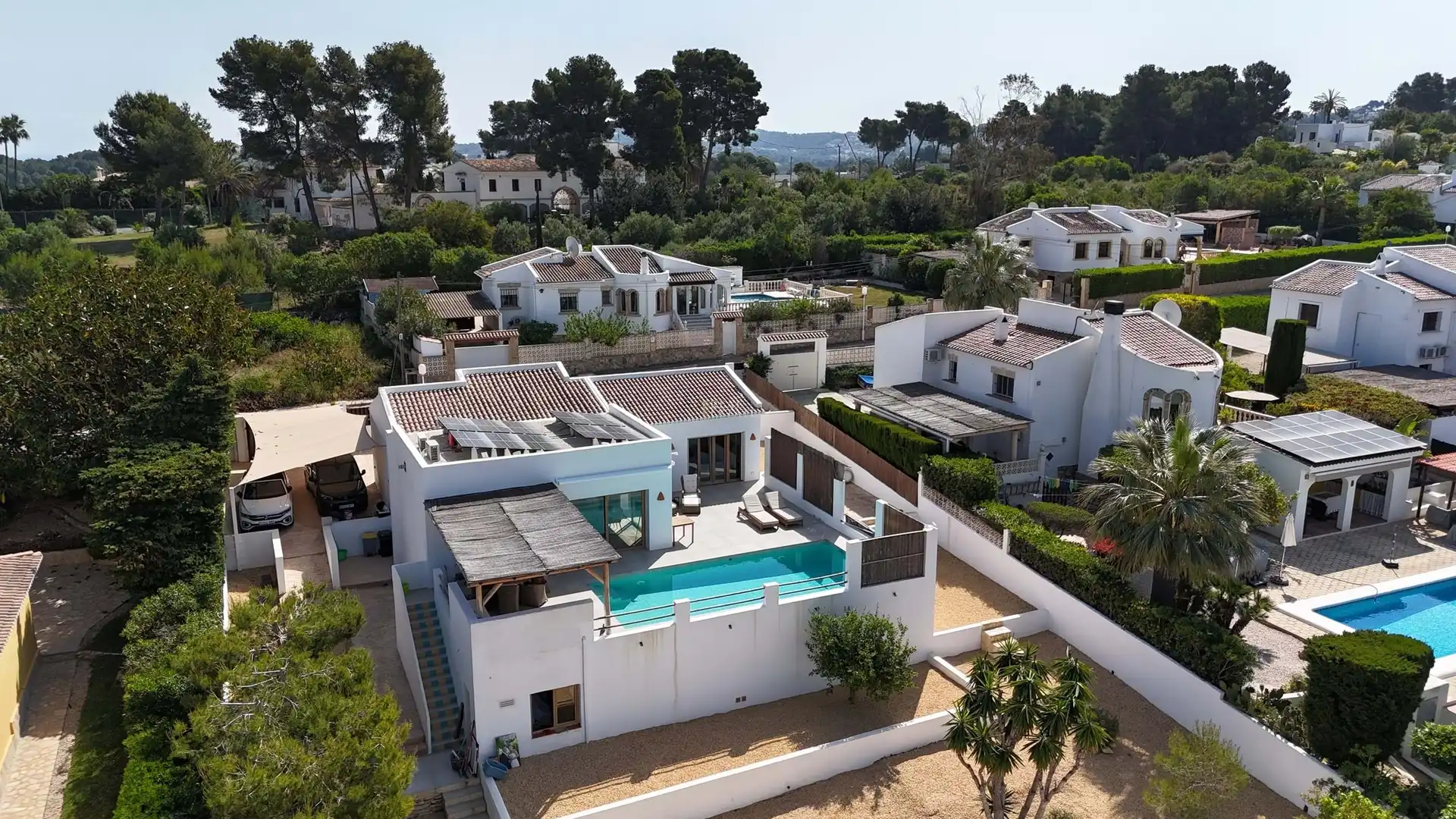 Exterior view of Houses for sale in Jávea / Xàbia  with Air Conditioner, Terrace and Storage room