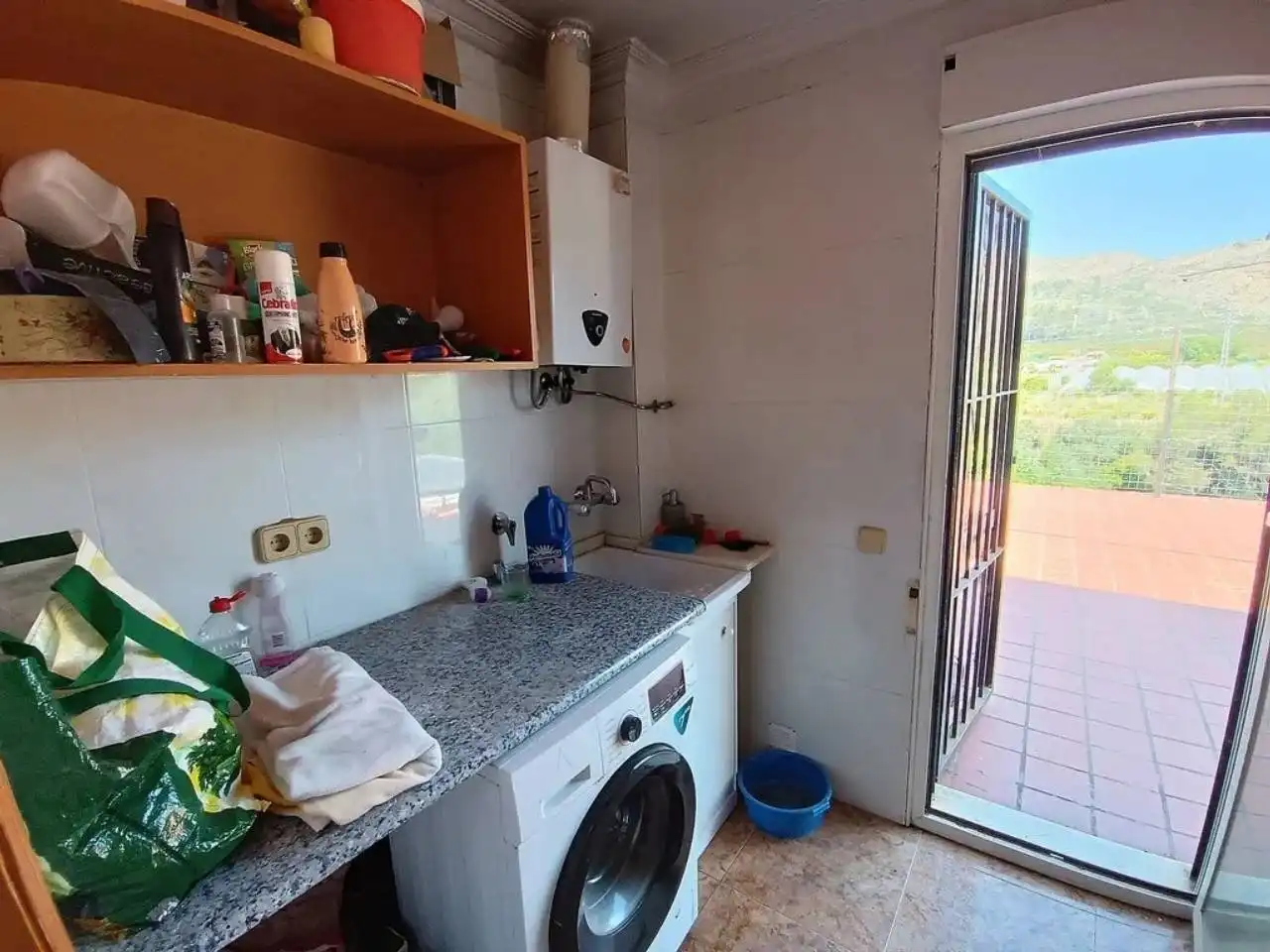 Cocina de Casa adosada en venta en Vilallonga / Villalonga con Terraza y Amueblado