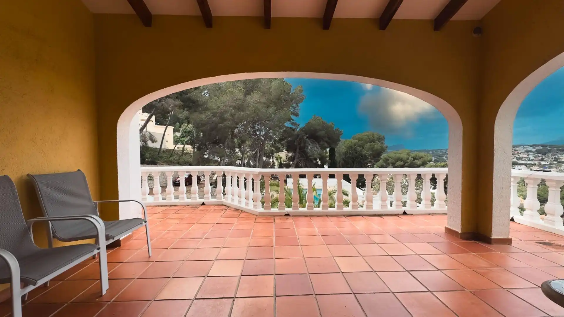 Terraza de Casa o chalet en venta en Moraira con Jardín privado, Terraza y Trastero