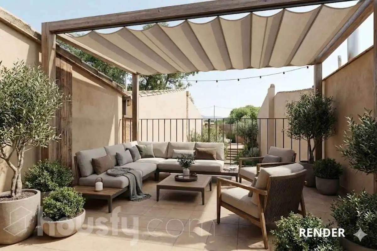 Terraza de Casa o chalet en venta en Font-rubí con Calefacción, Jardín privado y Terraza