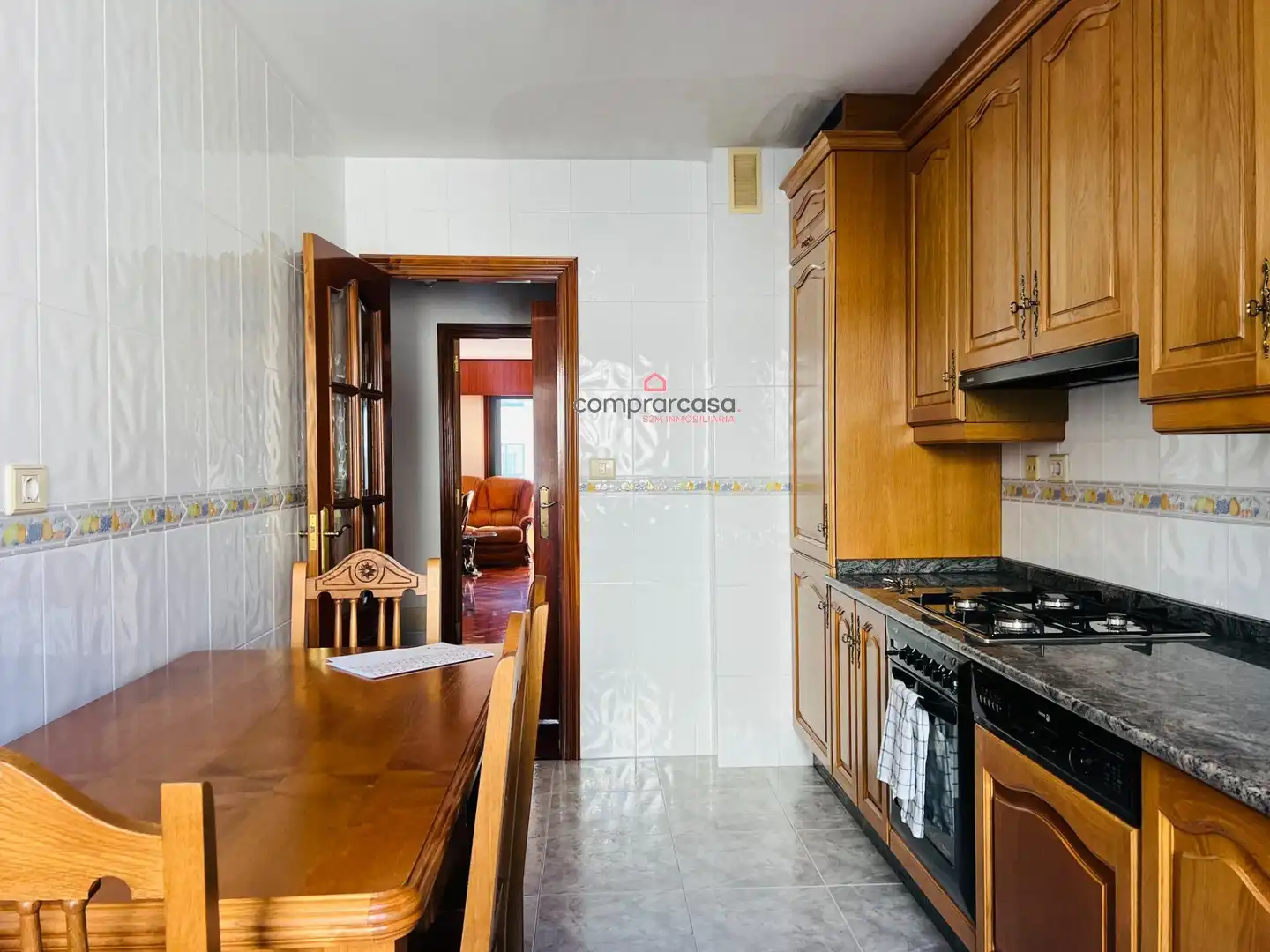 Kitchen of Flat for rent in Cambre   with Heating, Storage room and Furnished