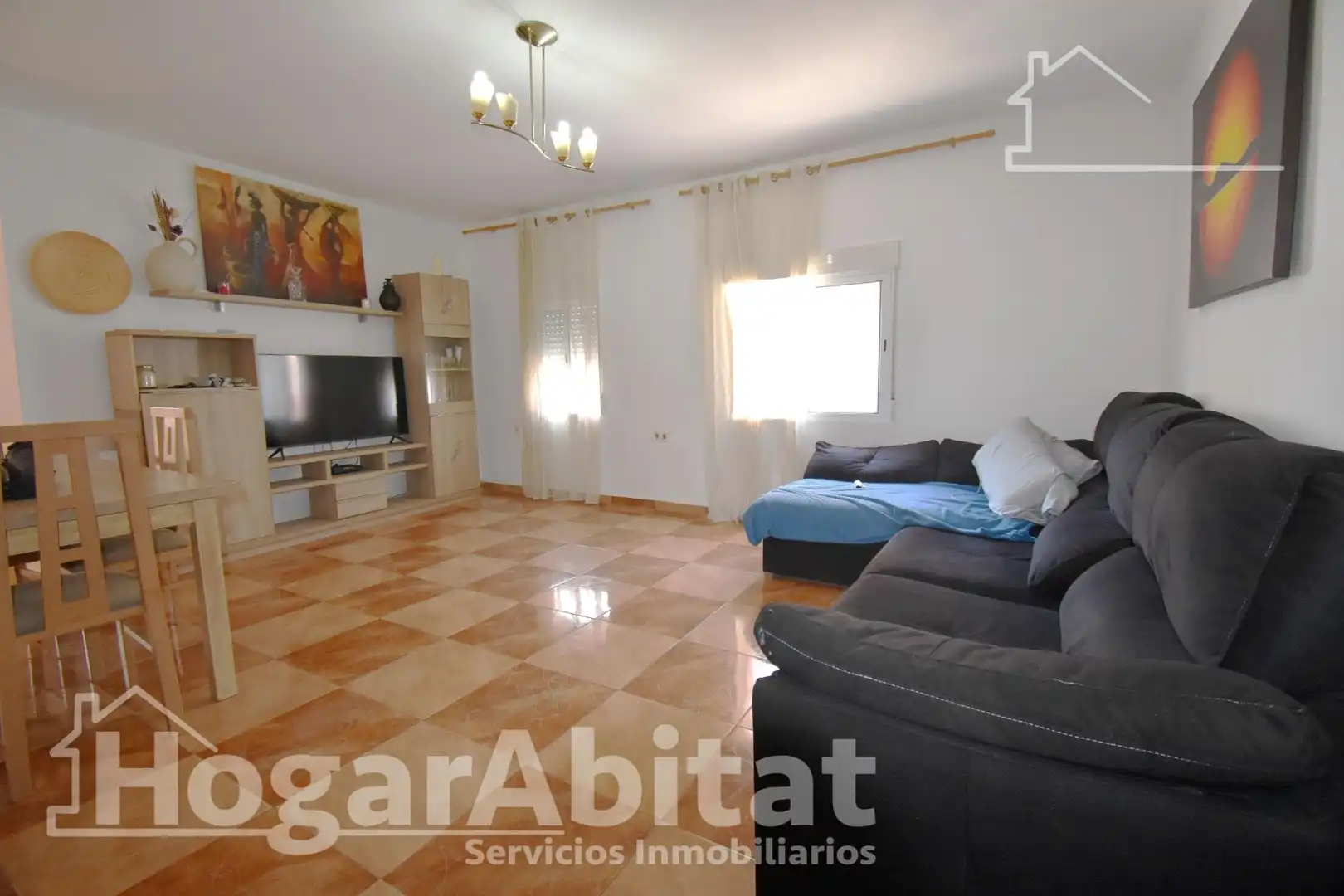 Living room of Flat for sale in Alzira  with Air Conditioner, Heating and Terrace