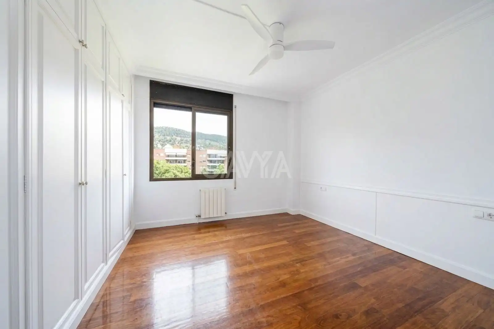 Schlafzimmer von Dachboden zur Miete in Barcelona mit Klimaanlage, Heizung und Terrasse