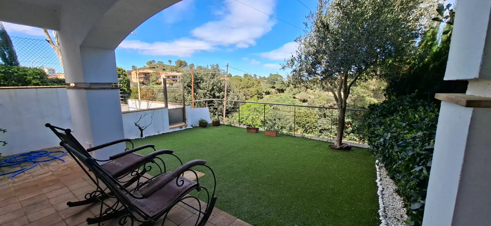 Terraza de Casa adosada en venta en Begur con Aire acondicionado, Calefacción y Jardín privado