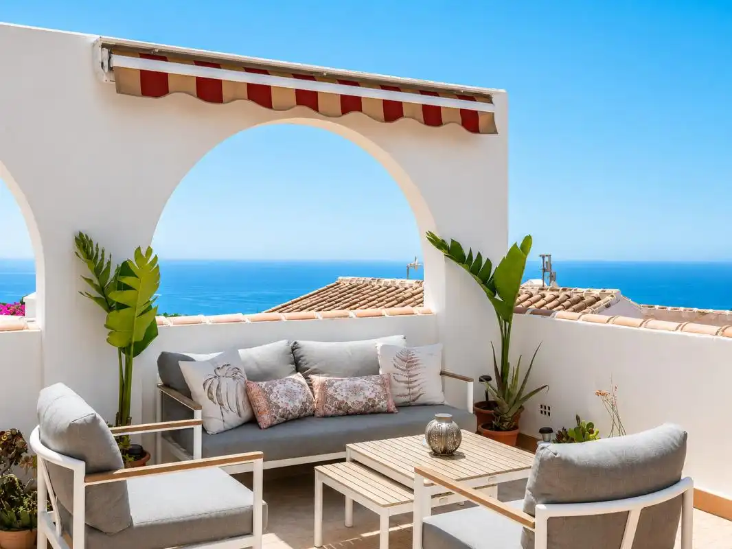 Terraza de Ático en venta en Nerja con Aire acondicionado, Calefacción y Terraza