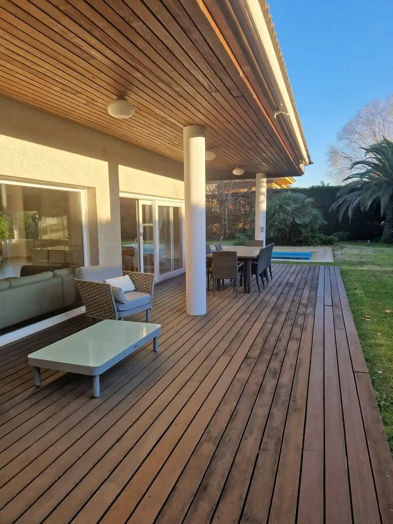 Terraza de Casa o chalet en venta en Santa Coloma de Farners con Aire acondicionado, Calefacción y Jardín privado