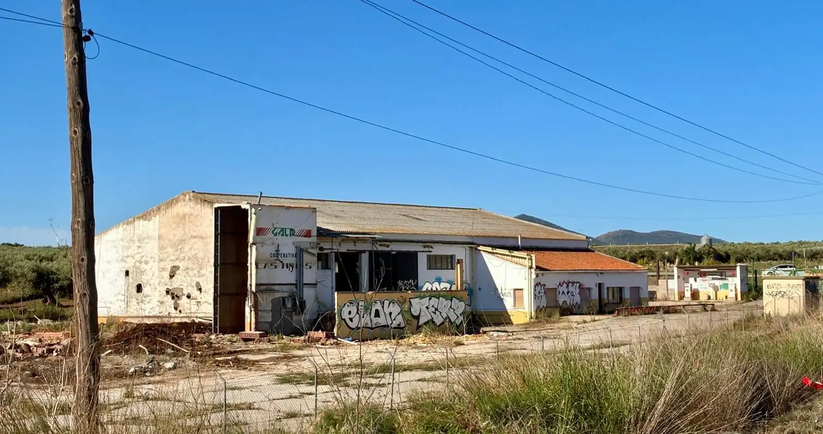 Vista exterior de Nave industrial en venta en Guadamur