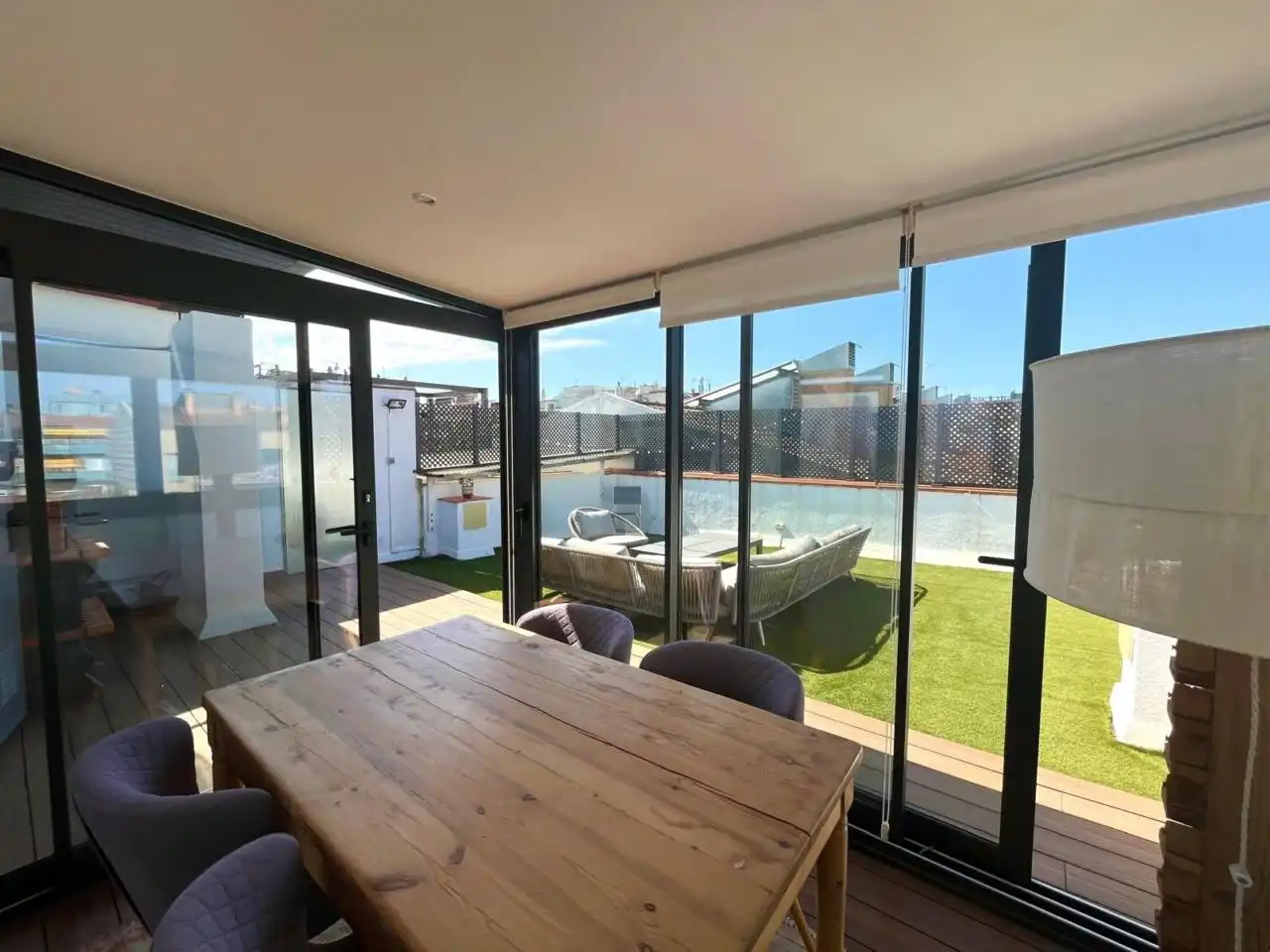 Terrace of Flat for sale in Girona  with Air Conditioner, Heating and Terrace