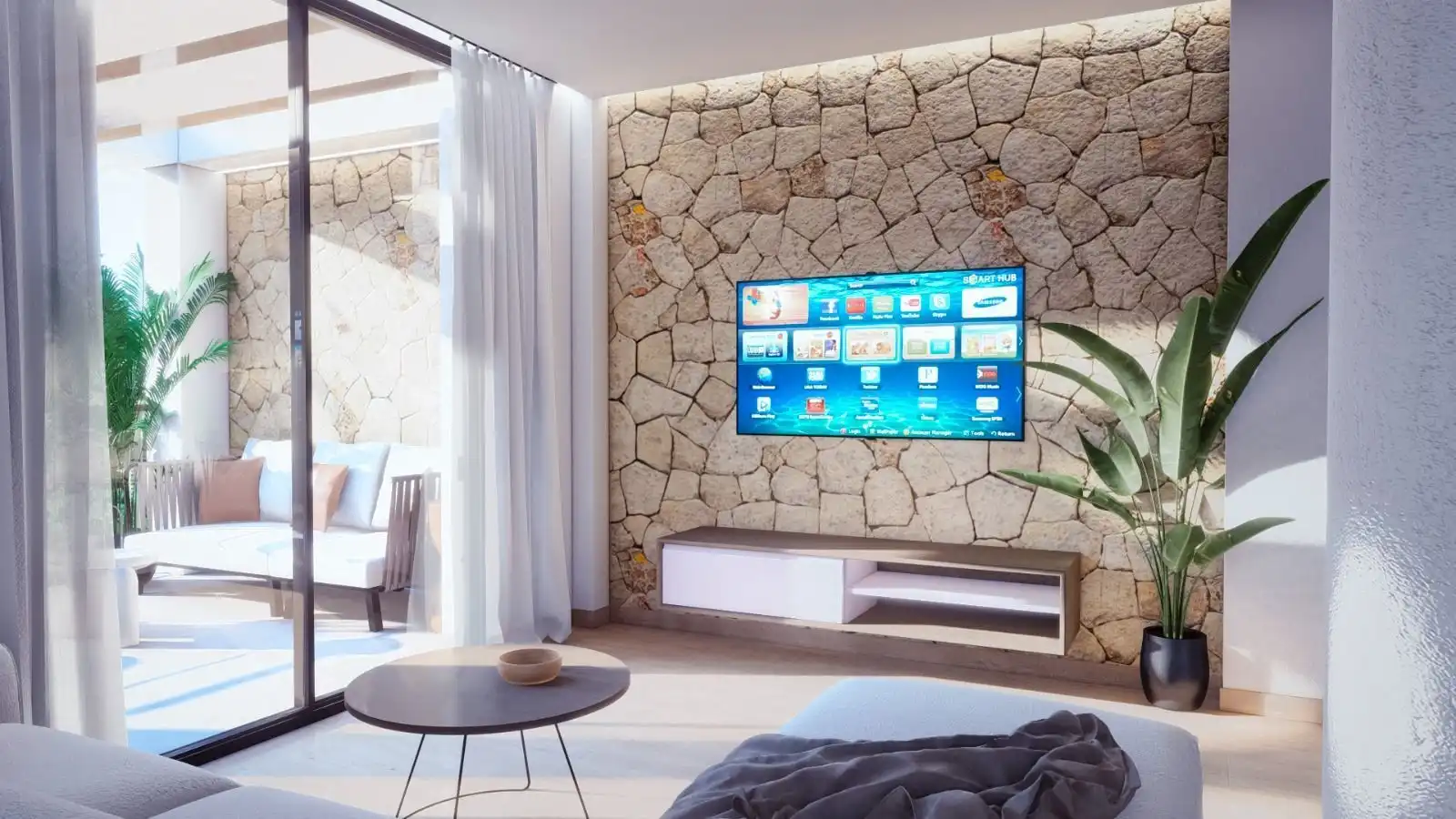 Living room of Houses for sale in Elche / Elx  with Air Conditioner, Heating and Private garden