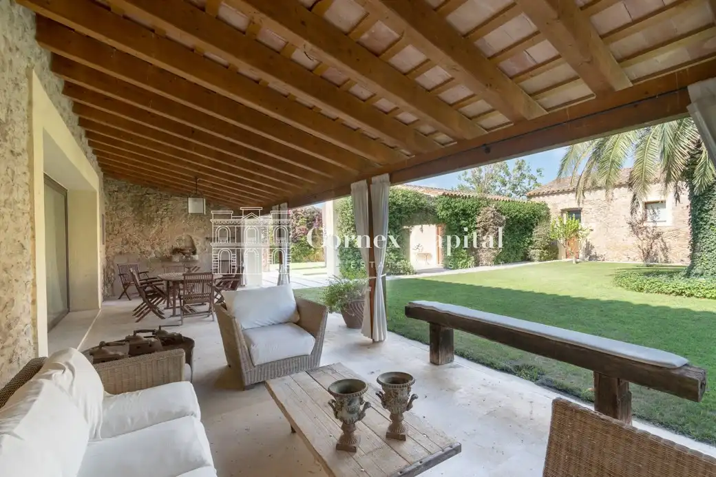 Terraza de Casa o chalet de alquiler en Pals con Jardín privado, Terraza y Piscina
