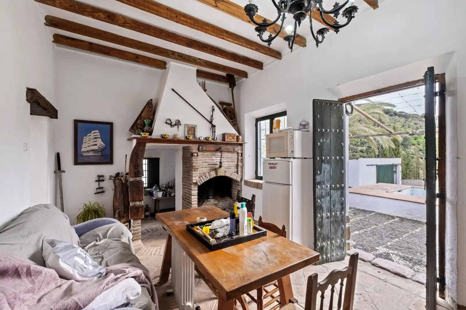 Cocina de Finca rústica en venta en Casarabonela con Terraza y Piscina