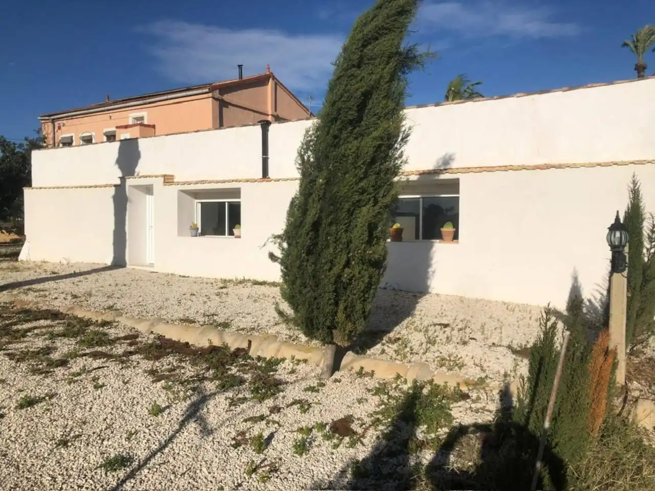 Vista exterior de Casa adosada de alquiler en Elche / Elx con Jardín privado y Amueblado