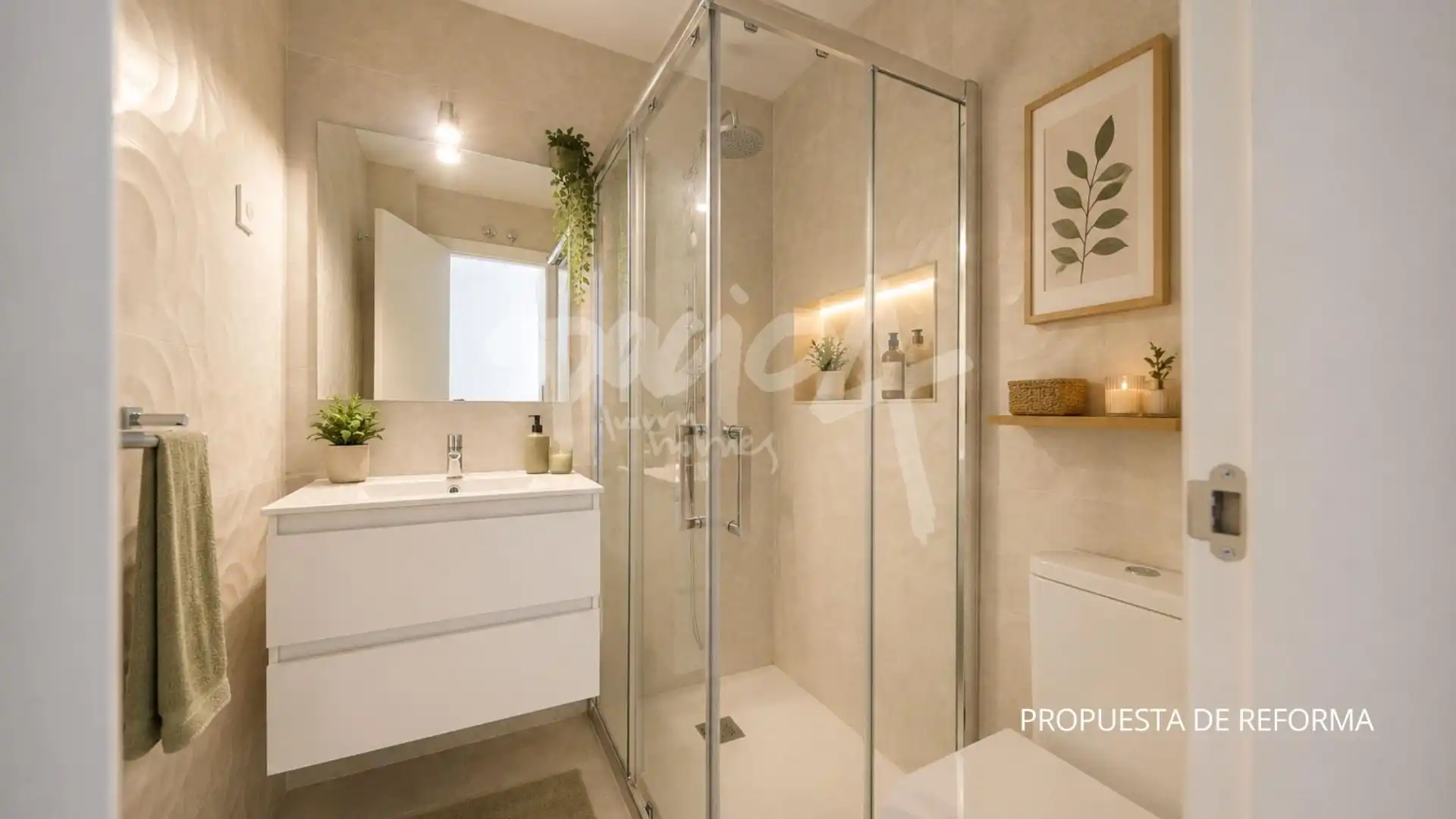 Baño de Loft en venta en Madrid con Calefacción, Jardín privado y Piscina comunitaria