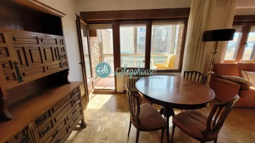 Dining room of Flat for sale in Segovia  with Heating, Parquet flooring and Terrace