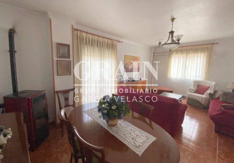 Living room of Single-family semi-detached for sale in  Albacete Capital  with Air Conditioner, Heating and Terrace