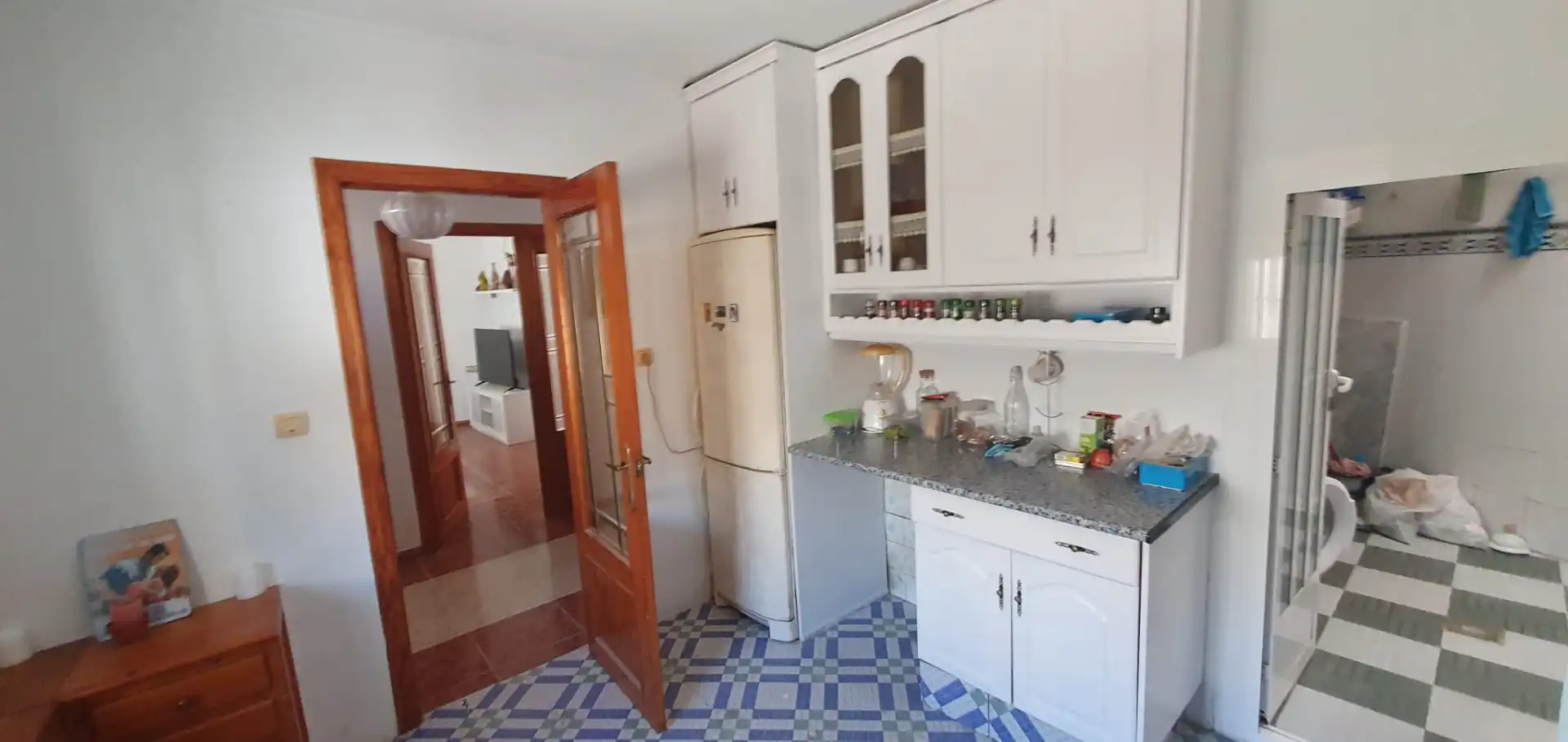 Cuina de Casa adosada en venda en Sax amb Traster, Moblat i Forn