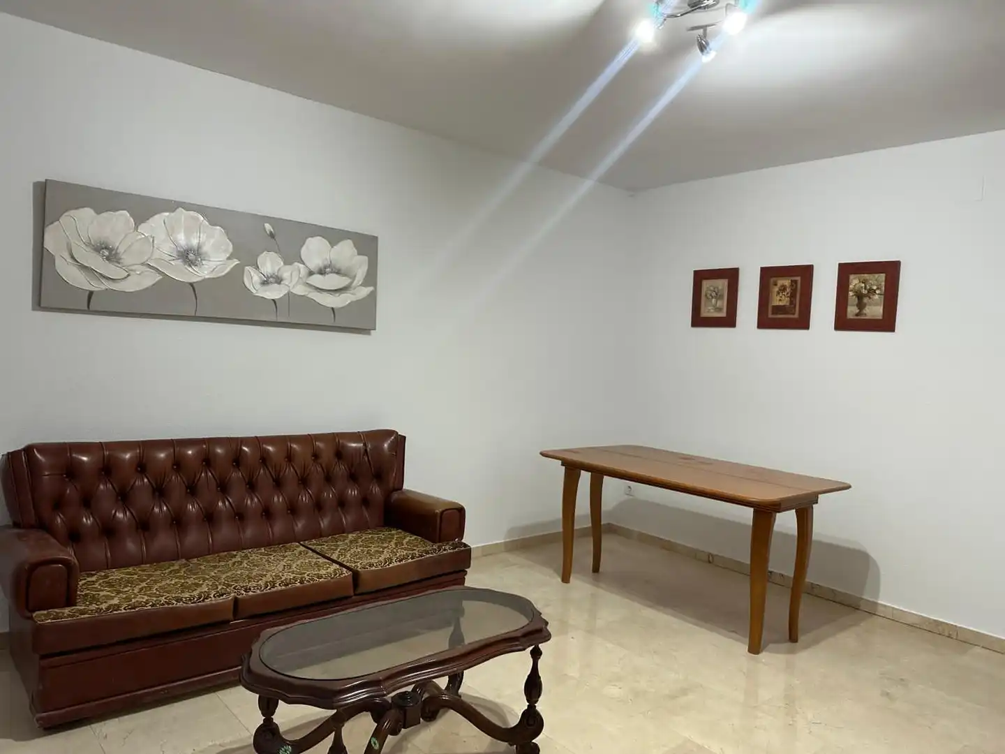 Living room of Flat for rent in Ciudad Real  with Air Conditioner, Heating and Furnished