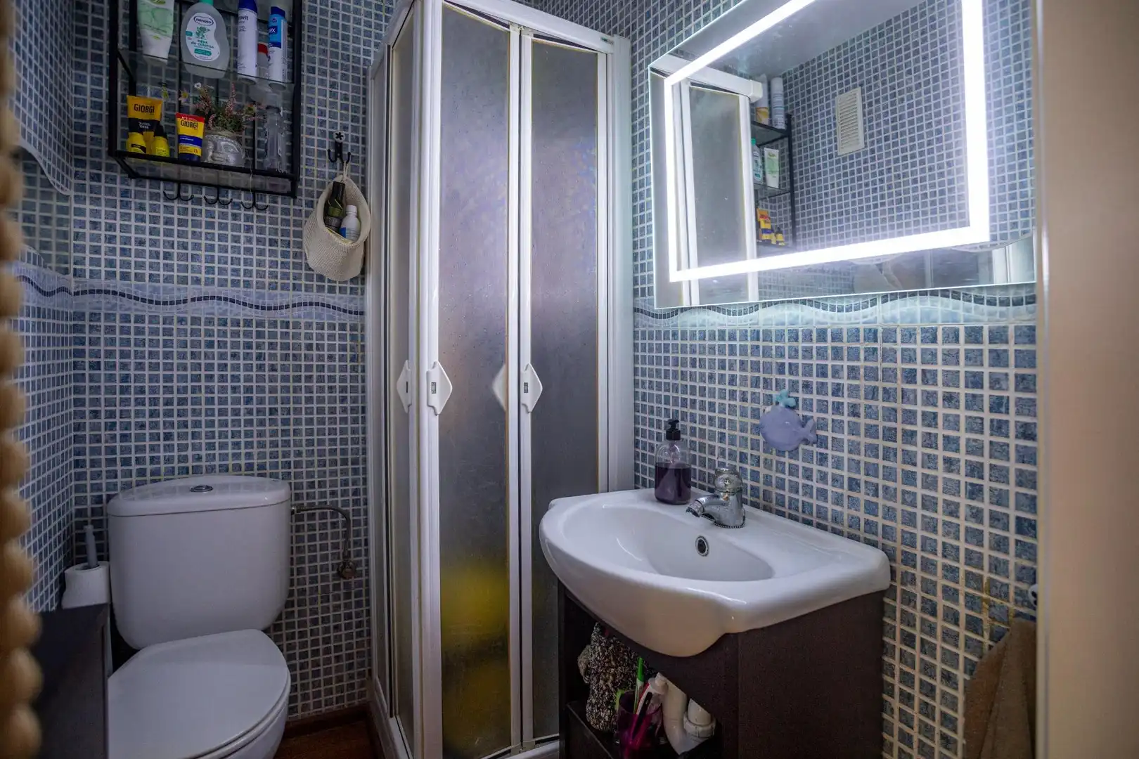Badezimmer von Wohnungen zum Verkauf in Santa Margalida mit Klimaanlage, Heizung und Parkett