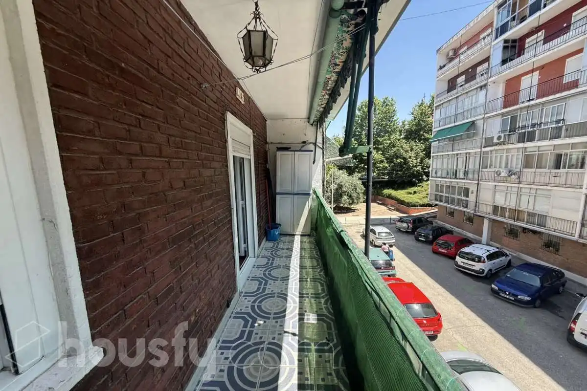 Terrasse von Wohnung zur Miete in Madrid mit Heizung, Möbliert und Balkon