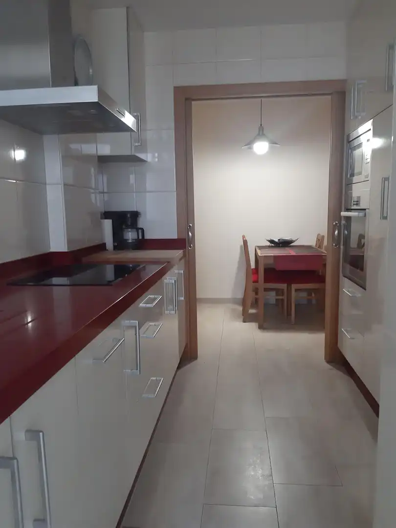 Kitchen of Flat for rent in Algeciras  with Air Conditioner and Furnished
