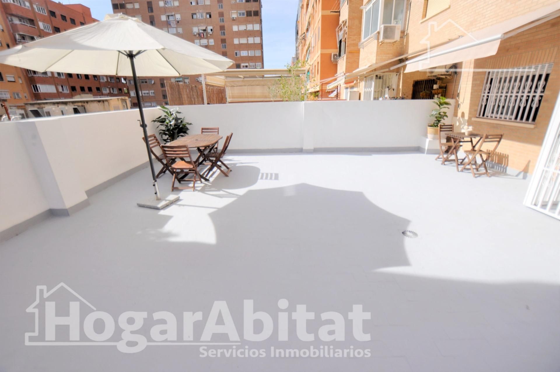 Terrace of Flat for sale in  Valencia Capital  with Air Conditioner, Heating and Terrace