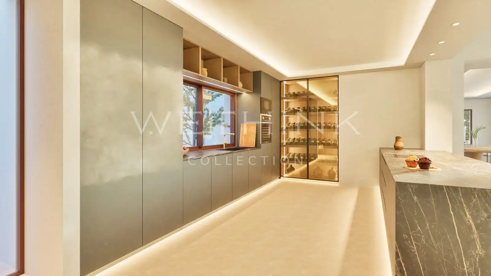 Cocina de Casa o chalet en venta en Altea con Aire acondicionado, Jardín privado y Terraza