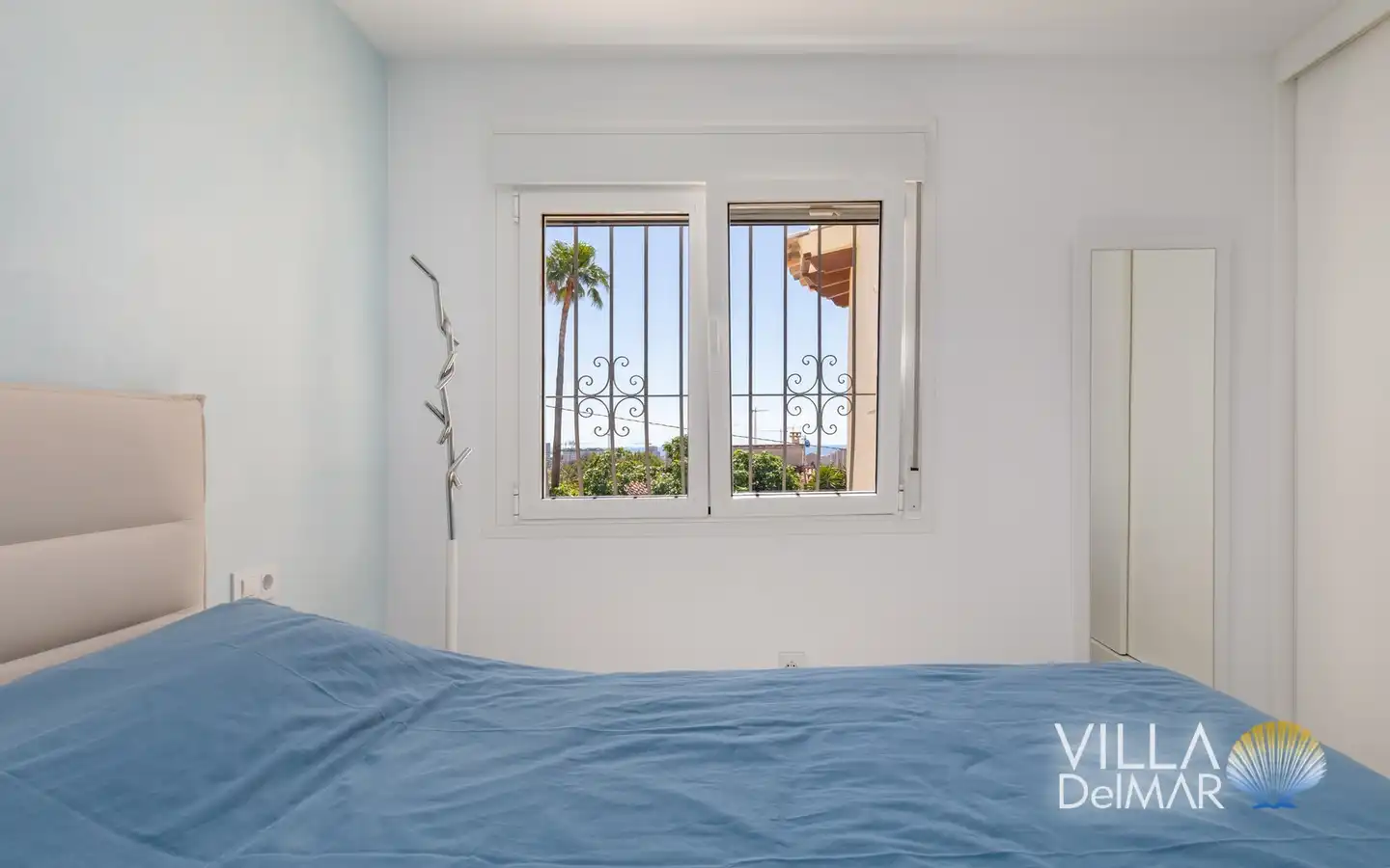 Bedroom of Houses for sale in Calpe / Calp  with Air Conditioner, Heating and Private garden