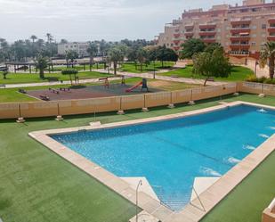 Swimming pool of Flat for sale in Roquetas de Mar  with Air Conditioner, Private garden and Terrace