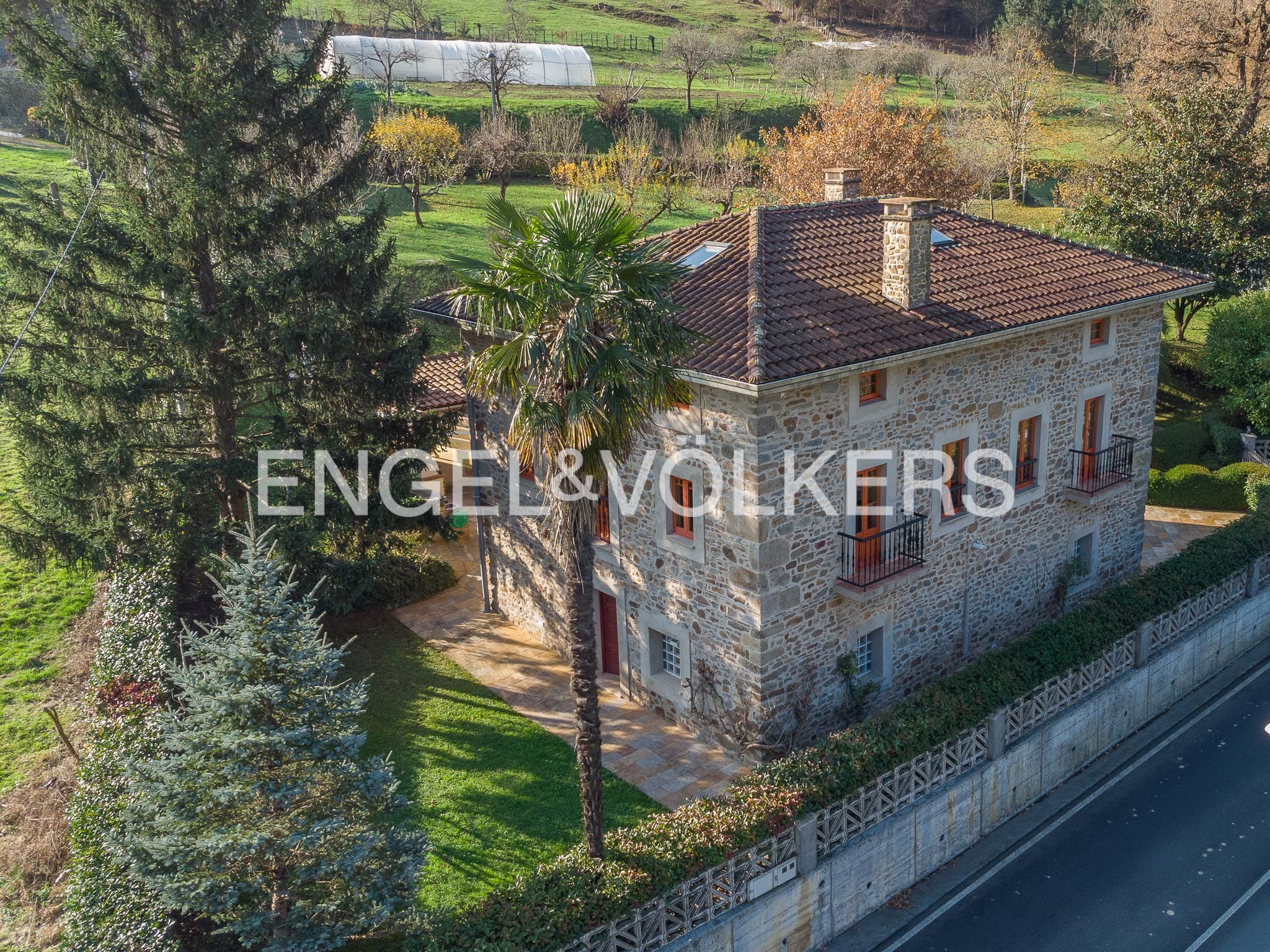 Exterior view of House or chalet for sale in Gordexola  with Heating, Private garden and Terrace