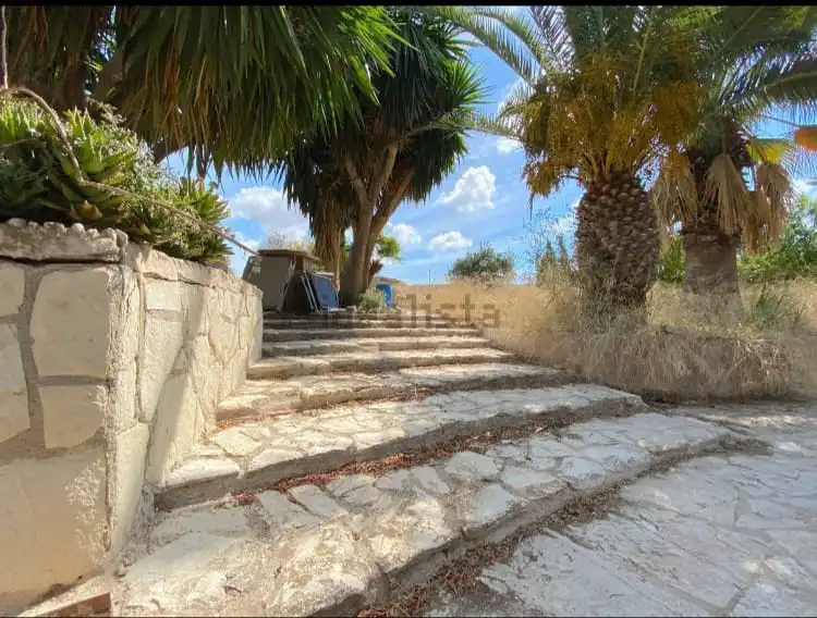 Vista exterior de Casa o xalet en venda en Mutxamel amb Aire condicionat, Jardí privat i Forn