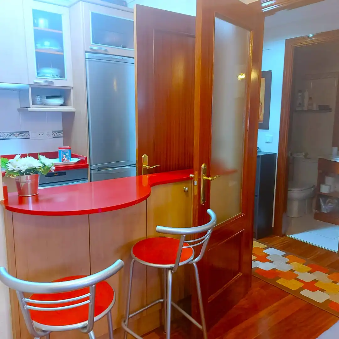 Cocina de Piso en venta en Castro-Urdiales con Calefacción, Jardín privado y Terraza