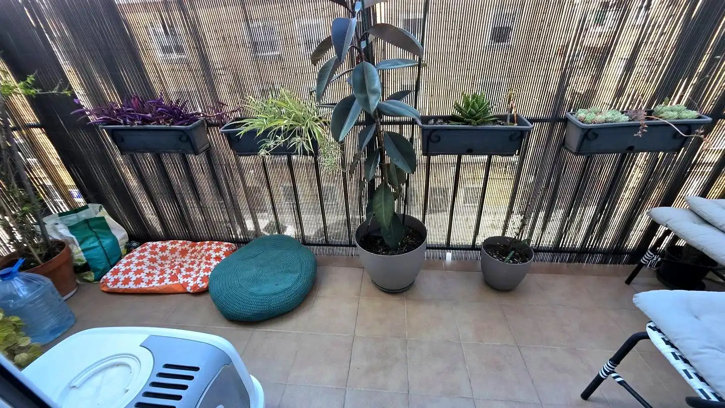 Balcony of Flat for sale in Terrassa  with Air Conditioner, Storage room and Balcony